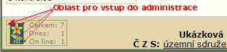 Vstup do administrace